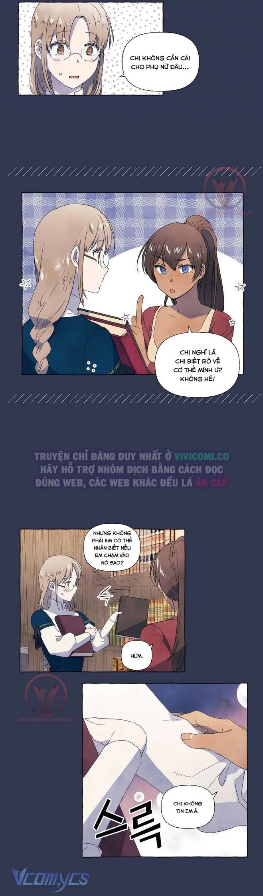 [18+] Chàng Sói Ngốc và Nàng Thủ Thư Chapter 9 - Page 7