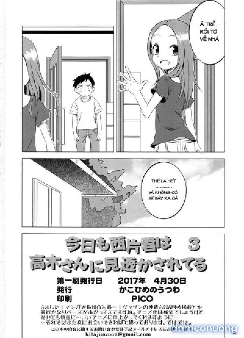 Kyou mo Nishikata-kun wa Takagi-san ni Misukasareteru 3 - Chương 1 - Page 17