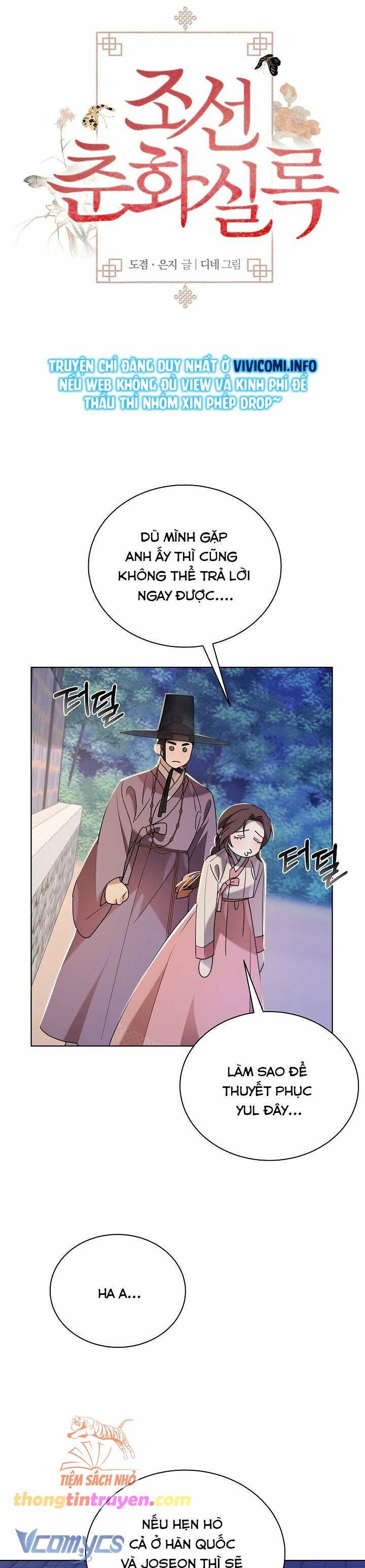 [18+] Biên Niên Sử Xuân Họa Thời Joseon Chapter 32 - Page 8