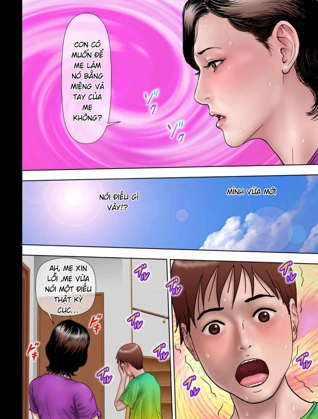 Huấn luyện mẹ khi cha công tác Chapter 1 - Page 50