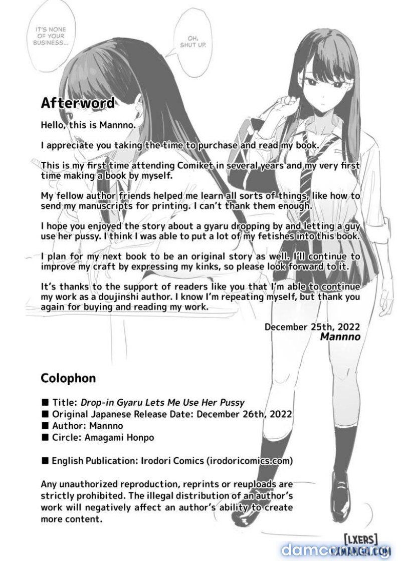 Drop-in Gyaru Lets Me Use Her Pussy Chapter 1 - Page 27