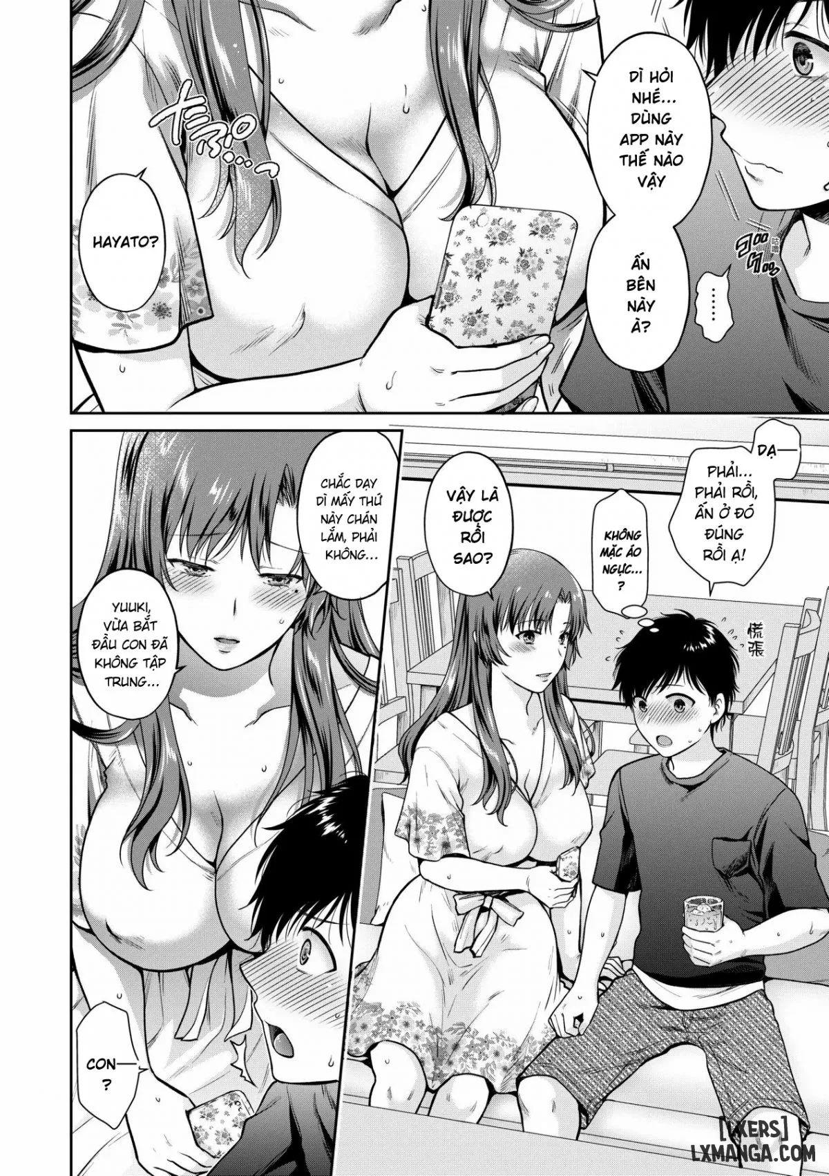 Henyousuru Oyako Etsuraku ni Mezameru Saori Chapter 4 - Page 3