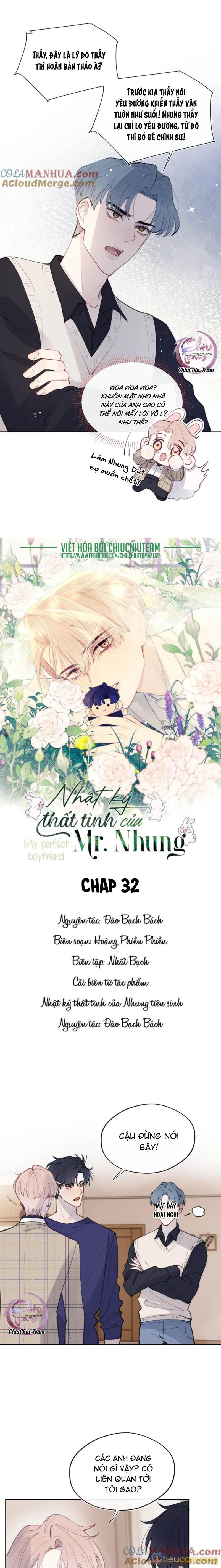 Nhật Ký Thất Tình Của Mr.Nhung Chapter 32 - Page 1