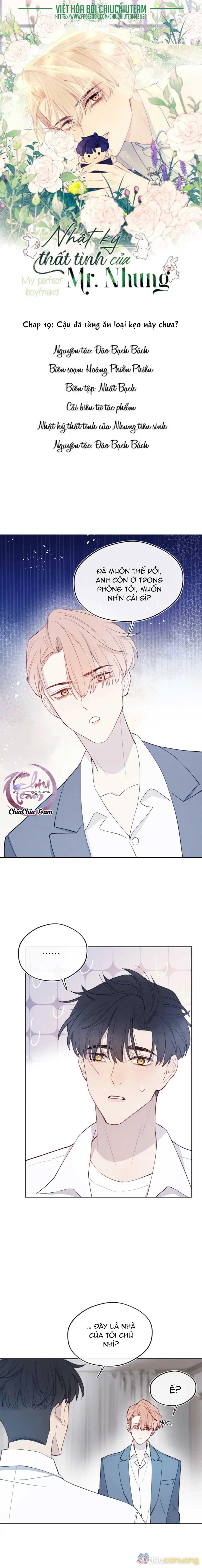 Nhật Ký Thất Tình Của Mr.Nhung Chapter 19 - Page 1