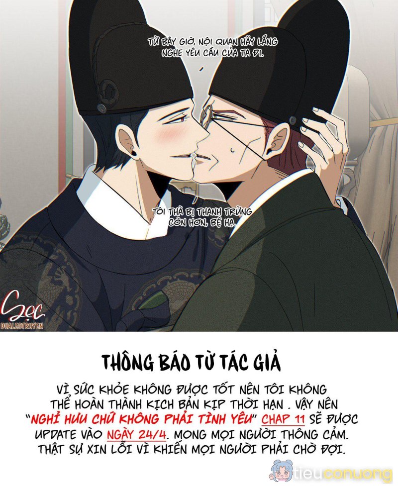 NGHỈ HƯU CHỨ KHÔNG PHẢI TÌNH YÊU Chapter 10.1 - Page 1