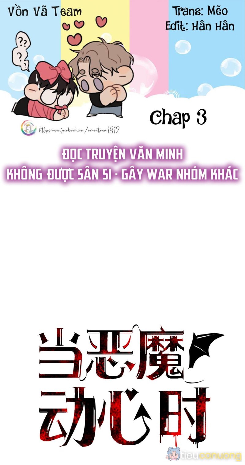 Khi Ác Quỷ Động Lòng Chapter 3 - Page 1