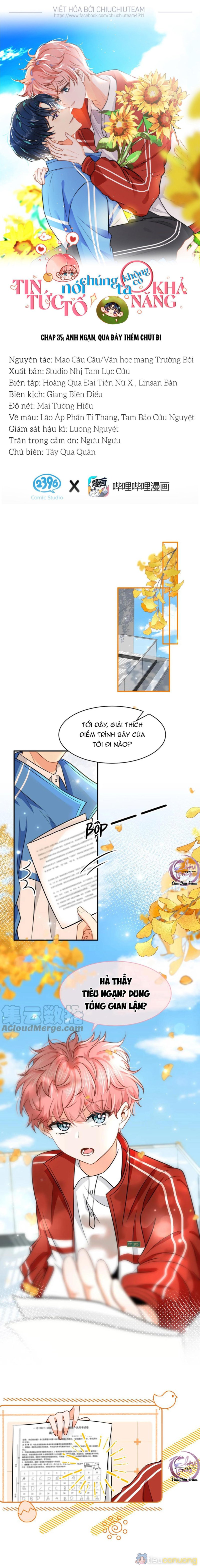 Tin Tức Tố Nói Chúng Ta Không Có Khả Năng Chapter 35 - Page 1