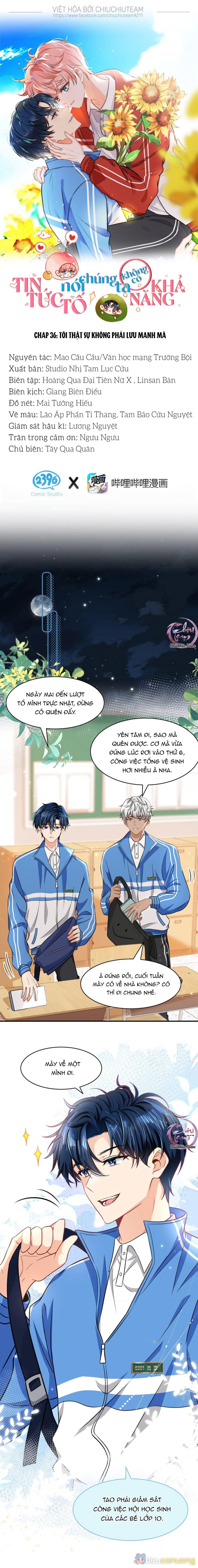 Tin Tức Tố Nói Chúng Ta Không Có Khả Năng Chapter 36 - Page 1